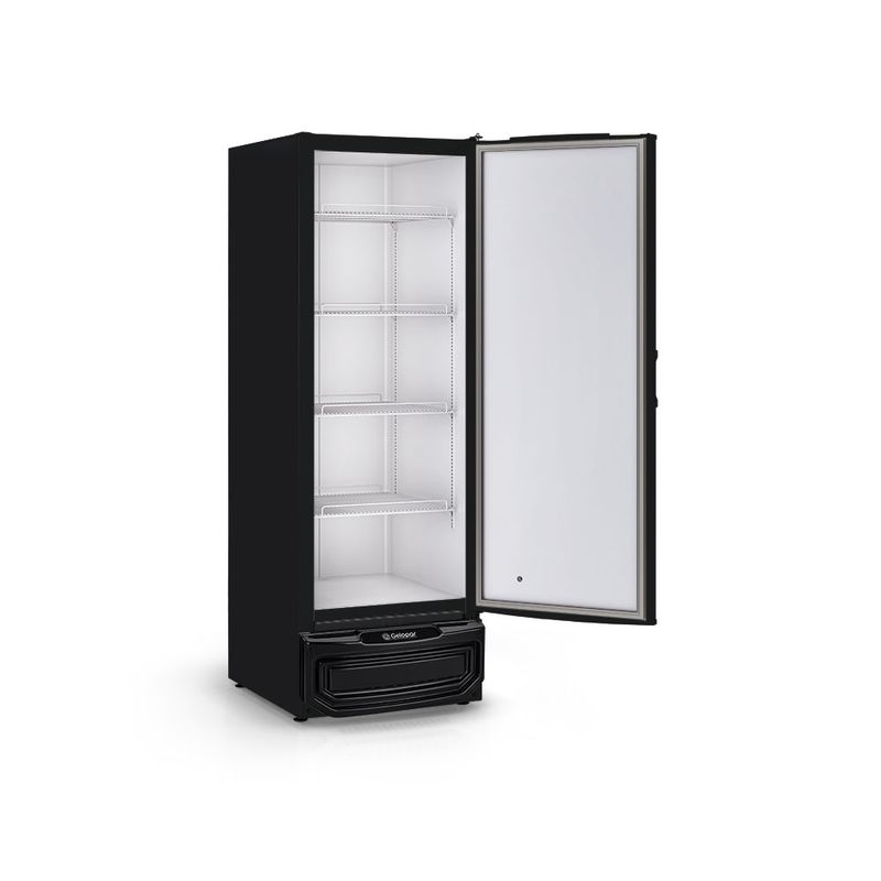 Freezer Horizontal Gelopar 500 Litros Total Black Tampa de Vidro GHD-500 LB 220V